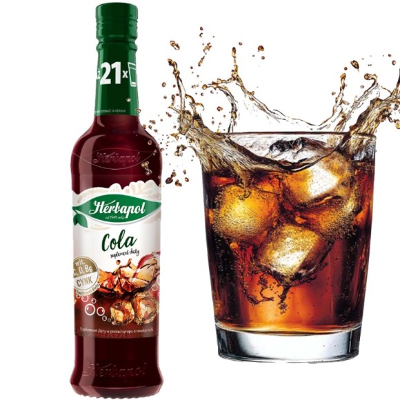 HERBAPOL SYROP OWOCOWA SPIŻARNIA SMAK COLA 420ML