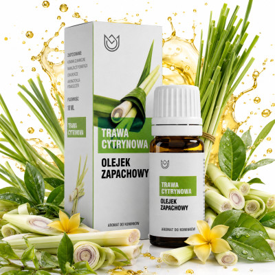 OLEJEK ZAPACHOWY TRAWA CYTRYNOWA 10ml orzeźwiający