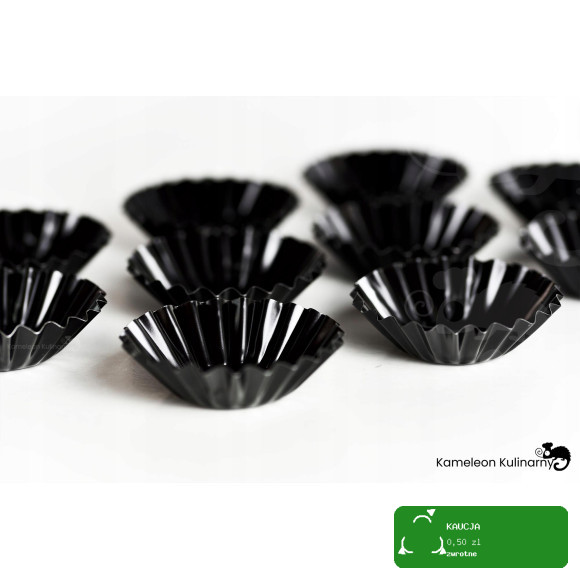 FOREMKI DO TARTELETEK babeczek ciastek fi7cm 10szt