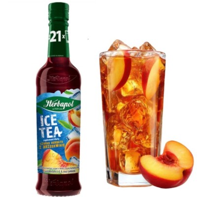 HERBAPOL SYROP SMAKI SŁOŃCA SMAK ICE TEA Z BRZOSKIWINIĄ
