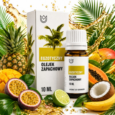 OLEJEK ZAPACHOWY eteryczny EGZOTYCZNY 10ml letni słodki owocowy wyjątkowy