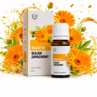 OLEJEK ZAPACHOWY eteryczny NAGIETEK nagietkowy 10ml kwiatowy zapach