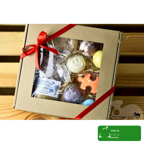 ZESTAW PREZENTOWY SÓL i KULE DO KĄPIELI + MYDEŁKA
