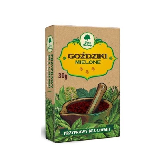 Dary Natury GOŹDZIK GOŹDZIKI --- MIELONE --- 30g kartonik