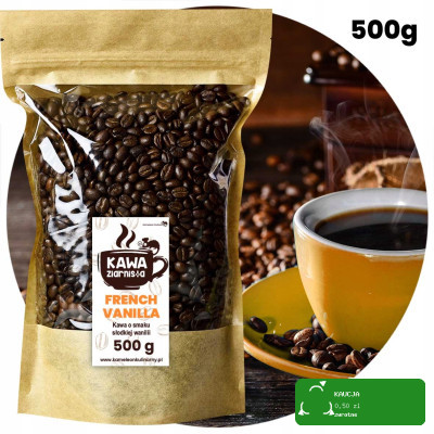 KAWA SMAKOWA ziarnista VANILLA 500g słodka wanilia