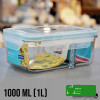 POJEMNIK SZKLANY DUO LUNCHBOX pokrywa 1000ml 1L