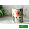 KOMINEK zapachowy CERAMICZNY na olejki woski tea lighty KOLOROWY w kwiaty