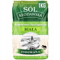 SÓL KŁODAWSKA JODOWANA SPOŻYWCZA KAMIENNA biała drobna