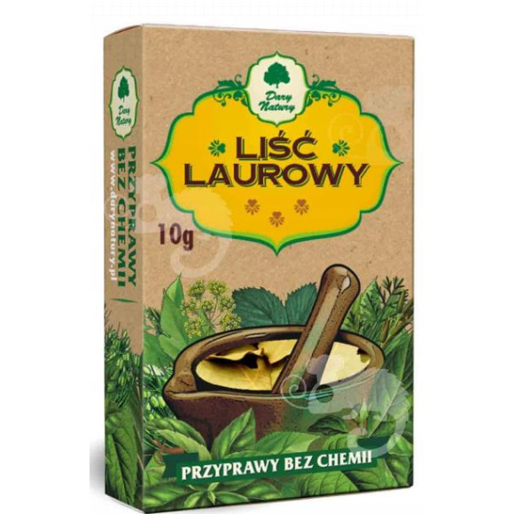 LIŚĆ LAUROWY przyprawy bez chemii 10g DARY NATURY