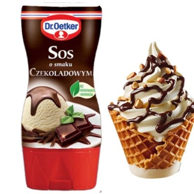 DR. OETKER SOS O SMAKU CZEKOLADOWYM 200G DO LODÓW CIAST