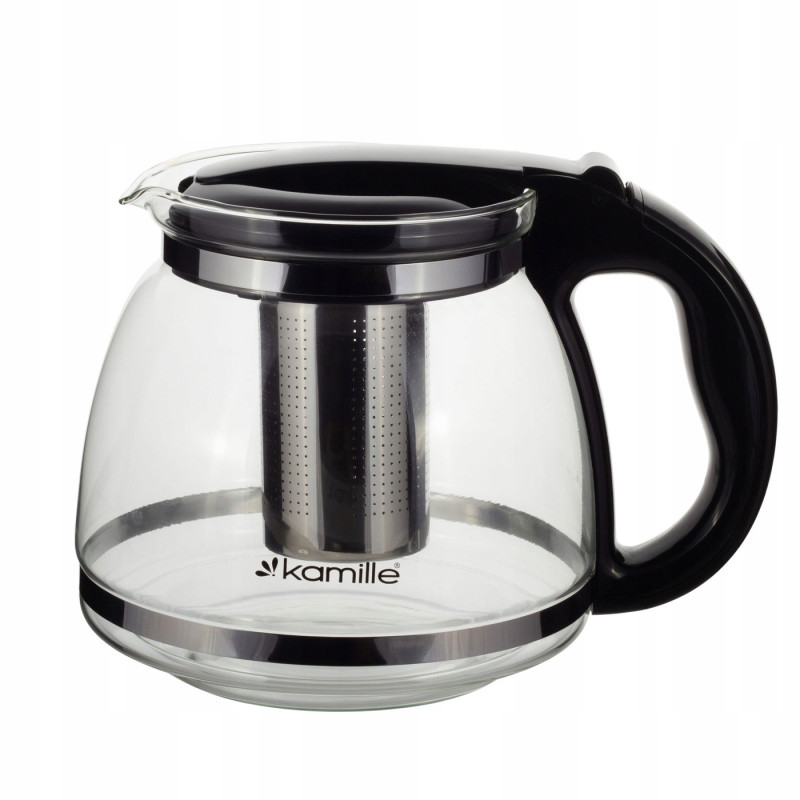DZBANEK METALOWY ZAPARZACZ DO HERBATY ZIÓŁ duży 2000ml 2L Kamille KM0780XL