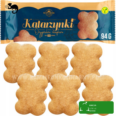 KATARZYNKI Oryginalna receptura od 1763r. PIERNIKI BEZ POLEWY 94g KOPERNIK