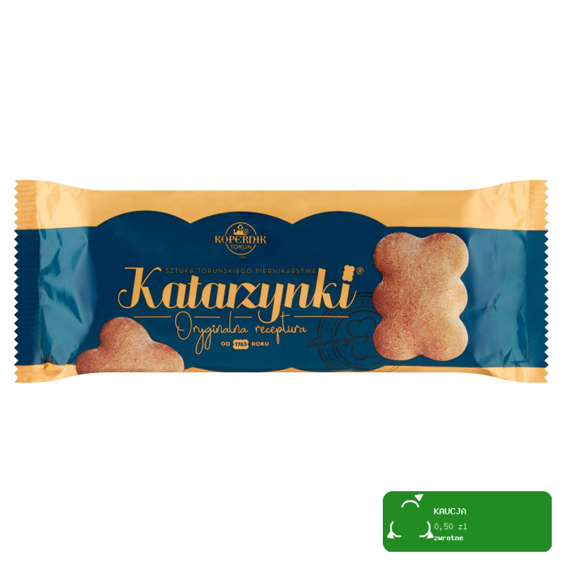 KATARZYNKI Oryginalna receptura od 1763r. PIERNIKI BEZ POLEWY 94g KOPERNIK