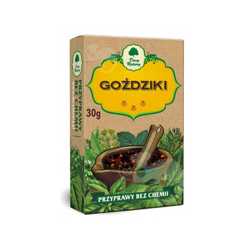 GOŹDZIK GOŹDZIKI CAŁE przyprawy bez chemii 30g DARY NATURY