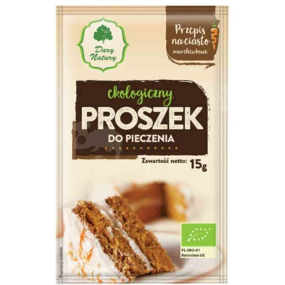 PROSZEK DO PIECZENIA ekologiczny DARY NATURY 15g 1 sztuka