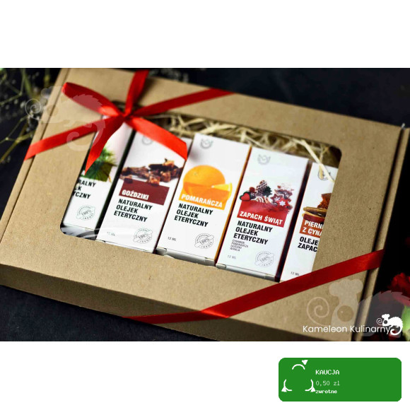 ZESTAW NATURALNE OLEJKI ETERYCZNE i ZAPACHOWE 5szt