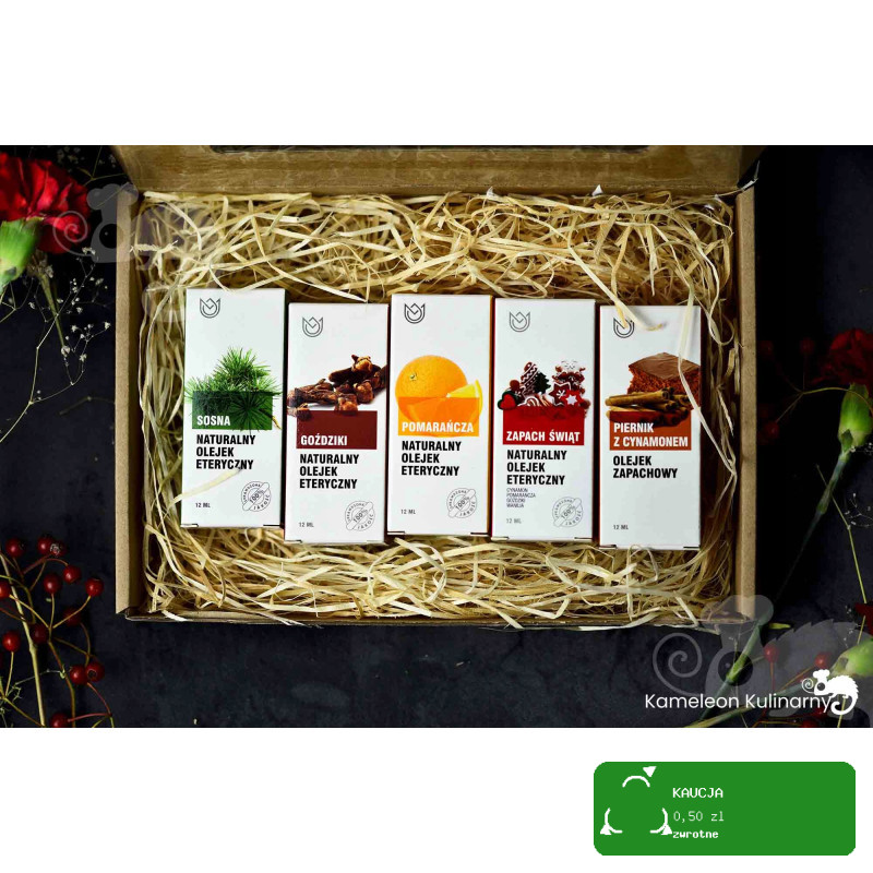ZESTAW NATURALNE OLEJKI ETERYCZNE i ZAPACHOWE 5szt