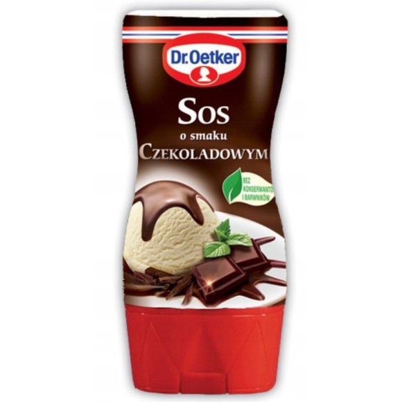 DR. OETKER SOS O SMAKU CZEKOLADOWYM 200G DO LODÓW CIAST