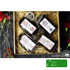 ZESTAW PREZENTOWY 4 herbaty CZARNE 200g +zaparzacz