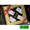 ZESTAW PREZENTOWY 4 herbaty CZARNE 200g +zaparzacz