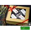 ZESTAW PREZENTOWY 4 herbaty CZARNE 200g +zaparzacz