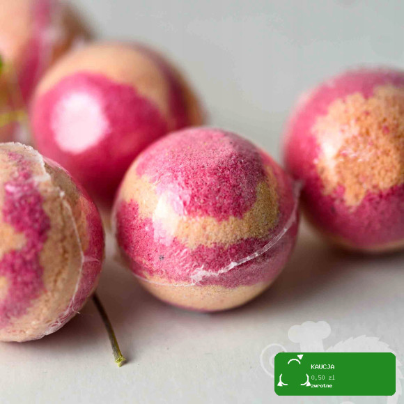 musująca KULA DO KĄPIELI handmade GUMA BALONOWA