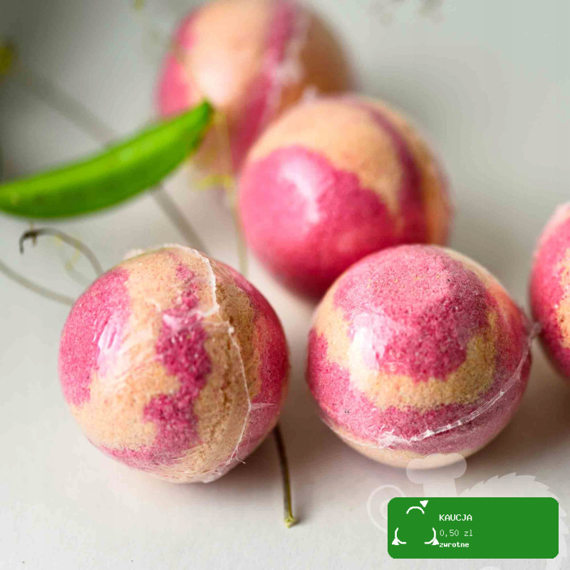musująca KULA DO KĄPIELI handmade GUMA BALONOWA