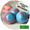 musująca KULA DO KĄPIELI handmade WATA CUKROWA