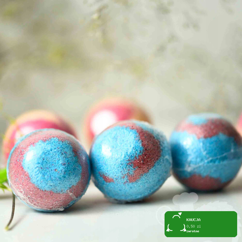 musująca KULA DO KĄPIELI handmade WATA CUKROWA