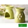 KOMINEK ceramiczny DO AROMATERAPII olejków i wosku na t-lighty SELEDYNOWY