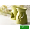 KOMINEK ceramiczny DO AROMATERAPII olejków i wosku na t-lighty SELEDYNOWY