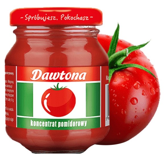 DAWTONA KONCENTRAT POMIDOROWY czysty skład bez konserwantów