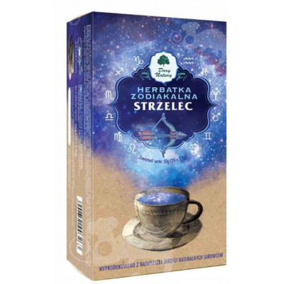 HERBATKA zodiakalna znak zodiaku STRZELEC 23.11-22.12 20szt 50G DARY NATURY
