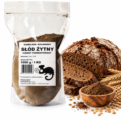 KAMELEON KULINARNY SŁÓD ŻYTNI CIEMNY fermentowany 1kg do wypieków