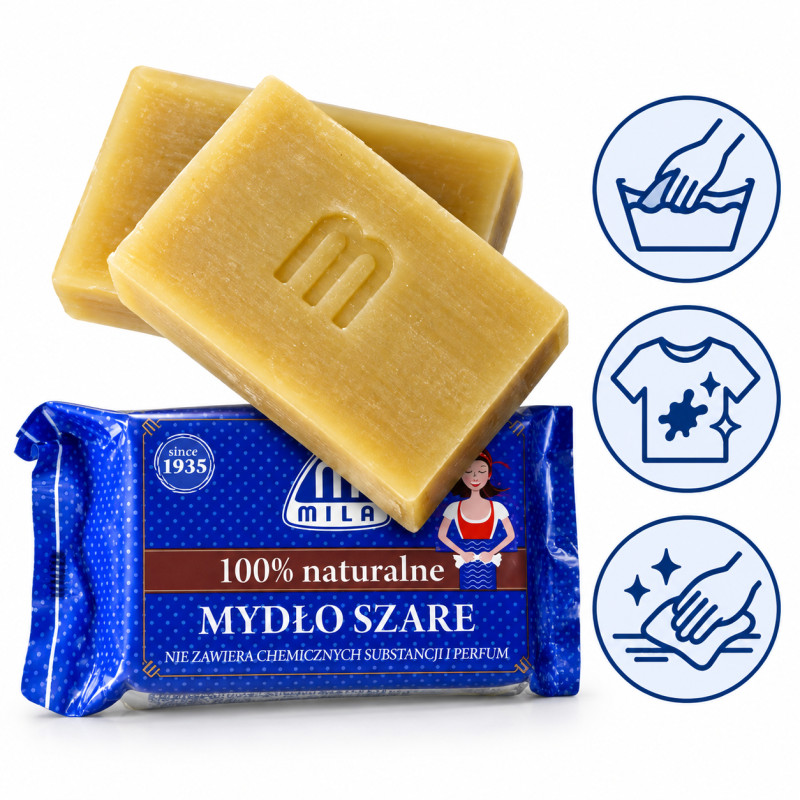 MILO MATTES - MYDŁO SZARE 175g