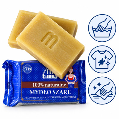 MILO MATTES - MYDŁO SZARE 175g