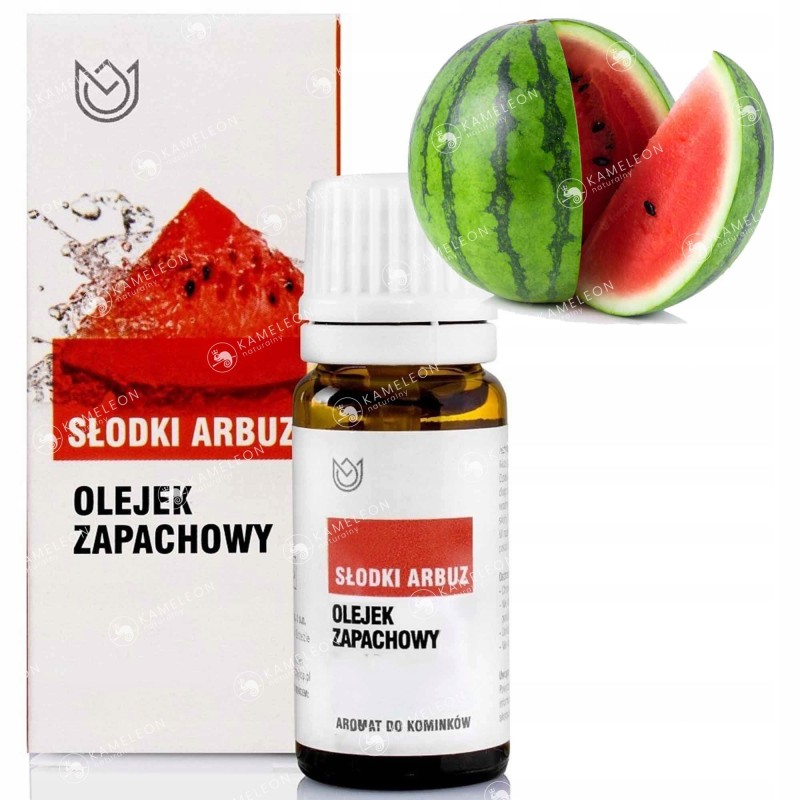 OLEJEK ZAPACHOWY eteryczny SŁODKI ARBUZ 10ml SŁODKI RZEŚKI