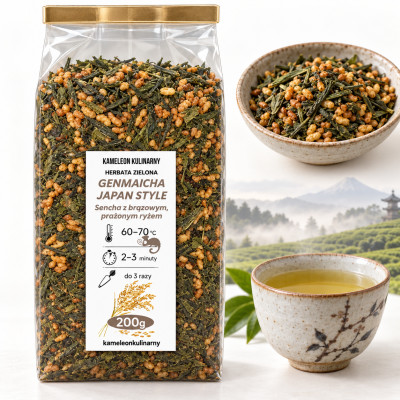HERBATA ZIELONA GENMAICHA JAPAN STYLE z ryżem 200g
