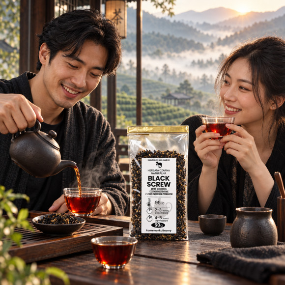 KAMELEON KULINARNY HERBATA ZIELONA naturalna GREEN SCREW 50g