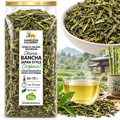 HERBATA ZIELONA BANCHA JAPAN STYLE organiczna 50g