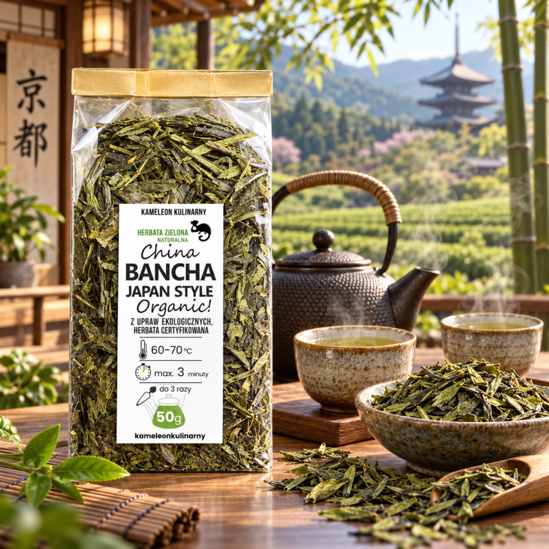 HERBATA ZIELONA BANCHA JAPAN STYLE organiczna 50g