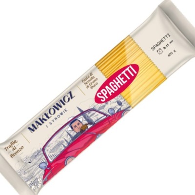 Makłowicz MAKARON SPAGHETTI włoski 400g 0,4KG