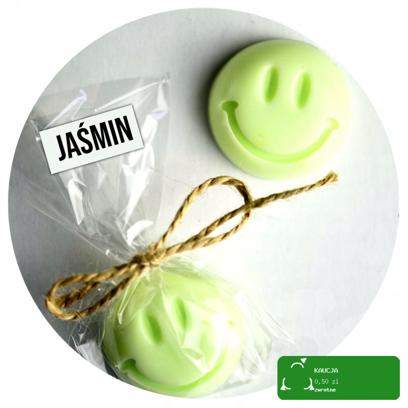MYDŁO MYDEŁKO handmade SMILE jaśminowe JAŚMIN 1szt