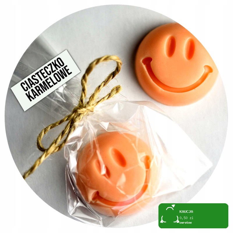 MYDŁO MYDEŁKO glicerynowe SMILE CIASTECZKO KARMEL