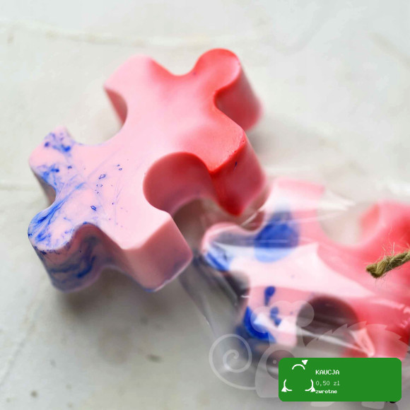 MYDŁO ręcznie robione PUZZLE PUZEL winogrono melon