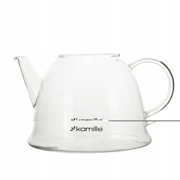 DZBANEK SZKLANY Z ZAPARZACZEM ZAPARZACZ do HERBATY ZIÓŁ 1500ml 1,5L Kamille