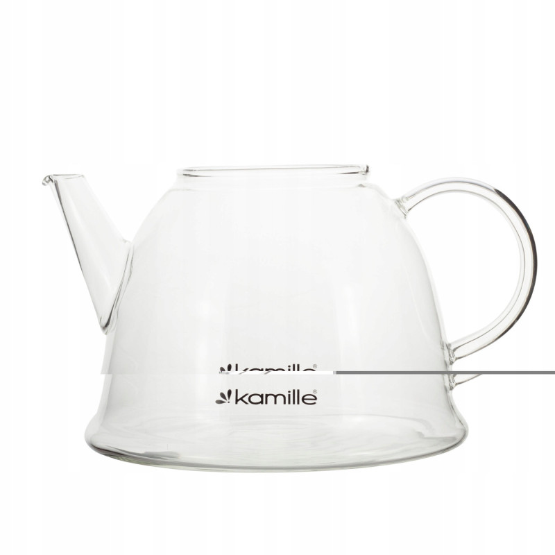 DZBANEK SZKLANY Z ZAPARZACZEM ZAPARZACZ do HERBATY ZIÓŁ 1500ml 1,5L Kamille