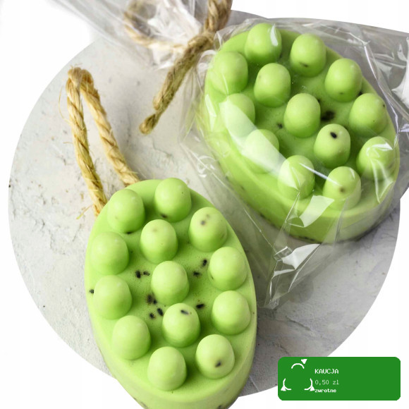 MYDŁO ręcznie robione KOSTKA do masażu masaż + peeling 150g KAMELEON