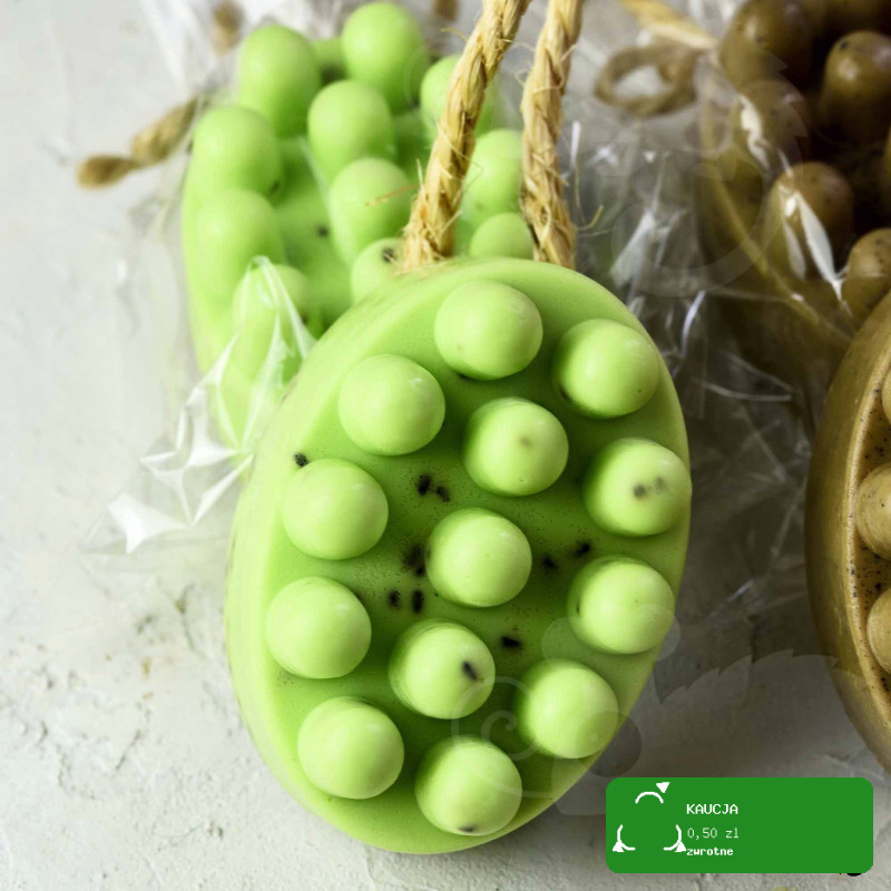MYDŁO ręcznie robione KOSTKA do masażu masaż + peeling 150g KAMELEON
