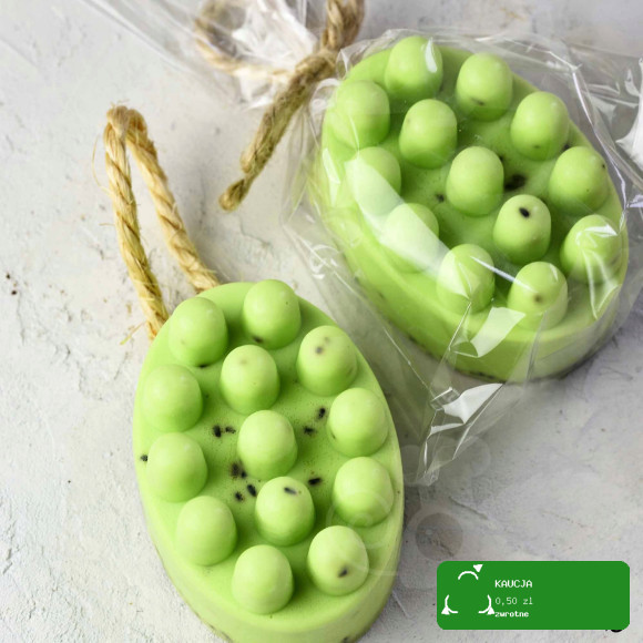 MYDŁO ręcznie robione KOSTKA do masażu masaż + peeling 150g KAMELEON